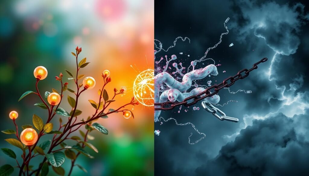 אינטראקציות חיוביות ואינטראקציות שליליות