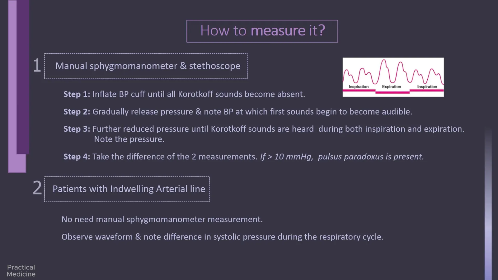שינויים בדופק במהלך פולסוס פרדוקסוס